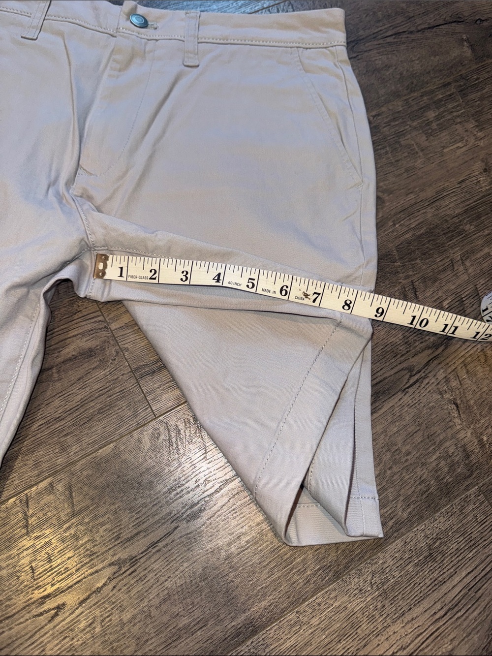 Members Mark Flat Front Twill Shorts Size 32 New With Tags - Picture 2 of 4